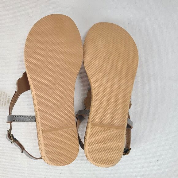 New VERY VOLATILE "HANIYA" Gray with Multi Colored Beaded Sandals Women's (7) - Picture 6 of 10